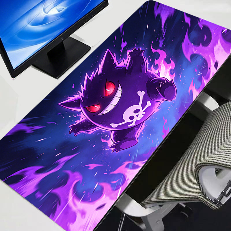 Pc Gaming Used - Mouse Pad Gengar Pokemon Pikachu Anime