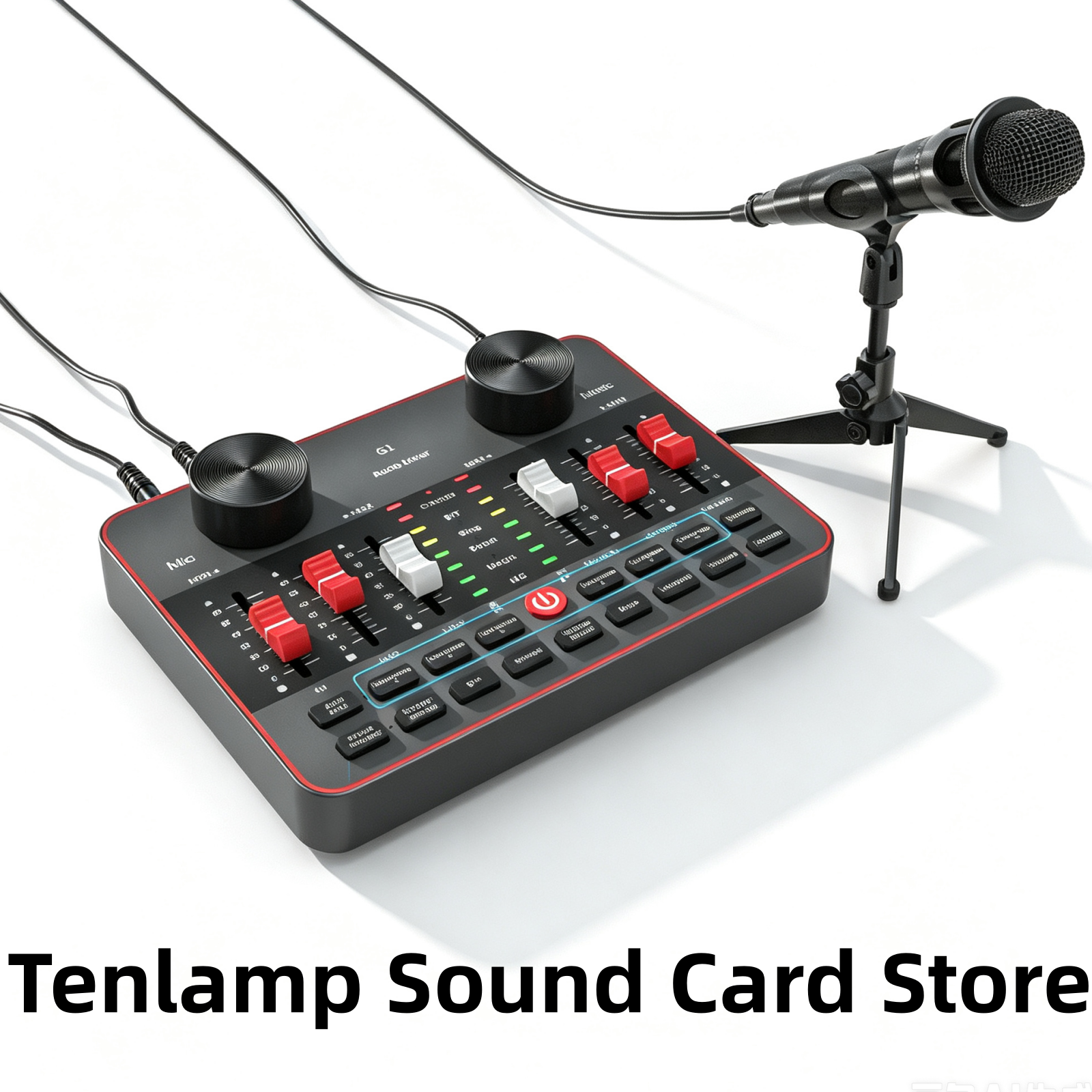 Pc Gaming Fullset - Tenlamp Professional Live Sound Card Audio