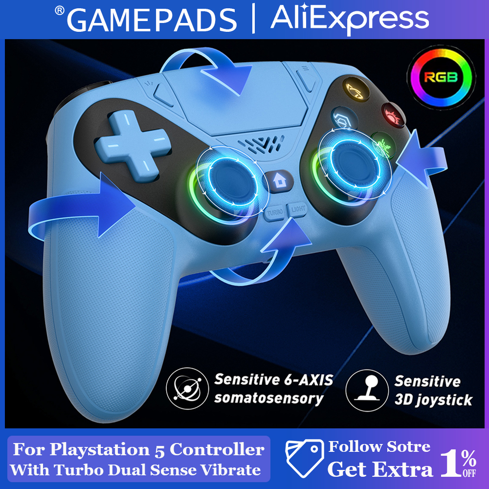 Pc Gaming Ps5 - Gamepad For Playstation 5 Wireless Controller