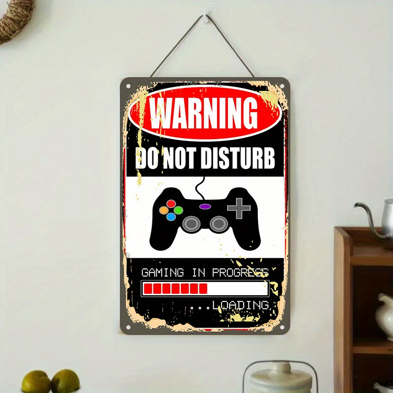 Gaming Controller - Do Not Disturb Gaming Tin Sign