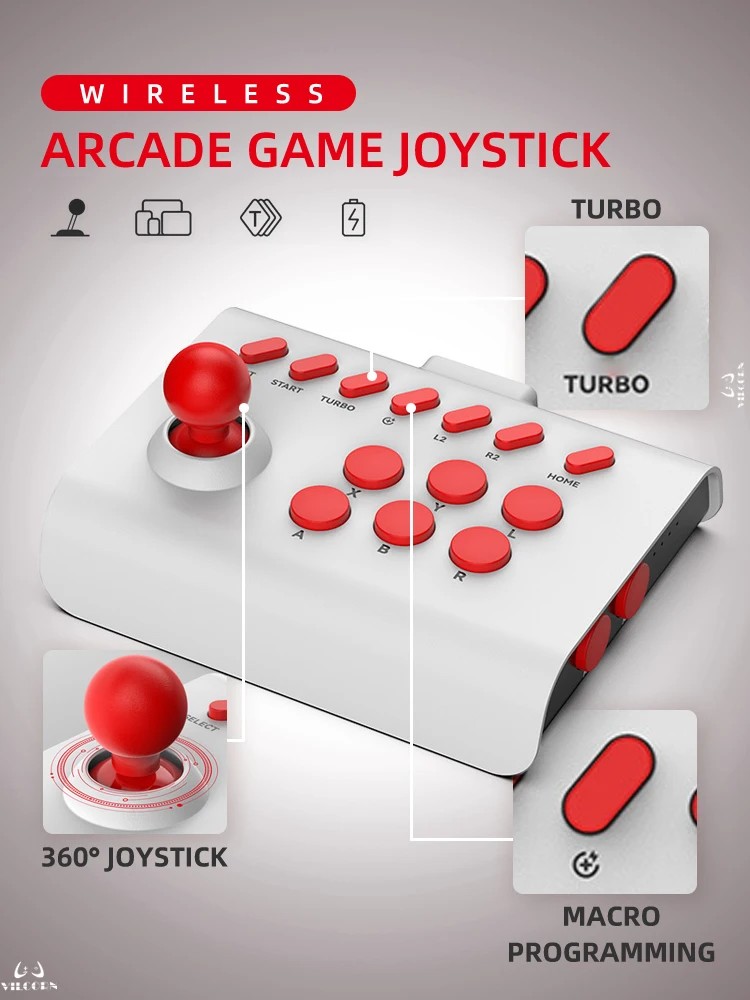 Joystick Pc Gaming - Arcade Joystick Wireless Gaming Controller for