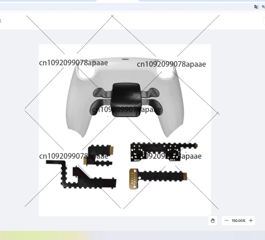 Gaming Controller - 11223344PS5 Controller Back Button Attachment, Customizable