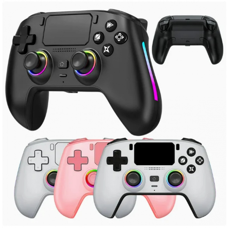 Pc Gaming Ps5 - RGB Wireless Bluetooth Gaming Controller with