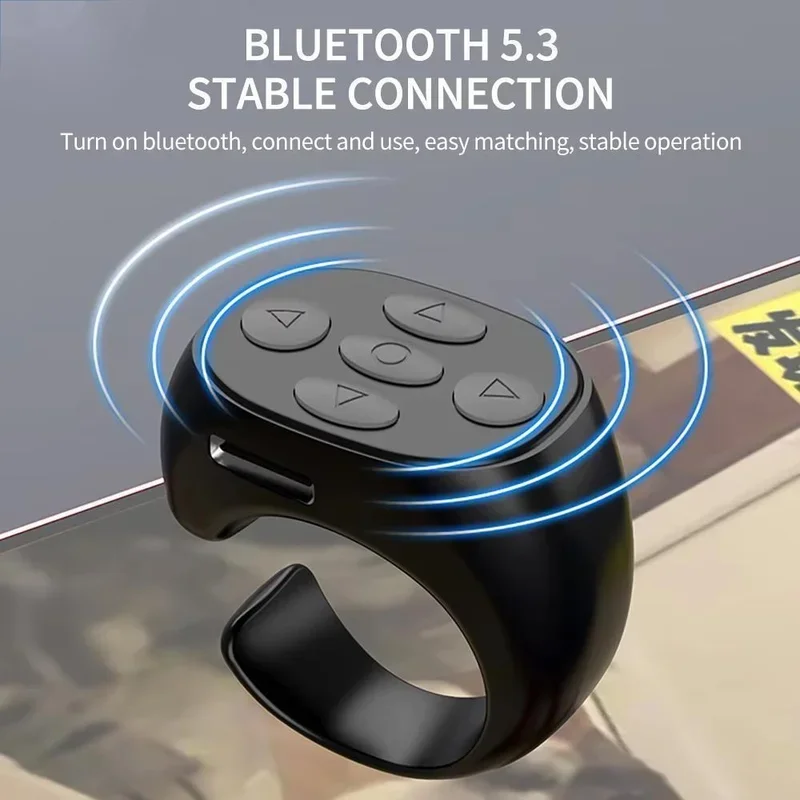 Mouse Bungee Holder - Smart Fingertip Ring Remote Control Automatic