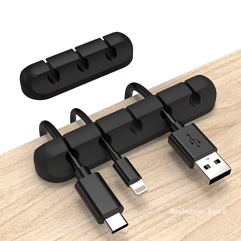 Mouse Bungee Holder - Cable Organizer Silicone USB Cable Winder