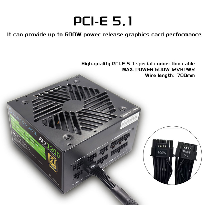 PCIE 5.0 1200W PC Power Supply – Pc Gaming Fullset Bewertung und Preis