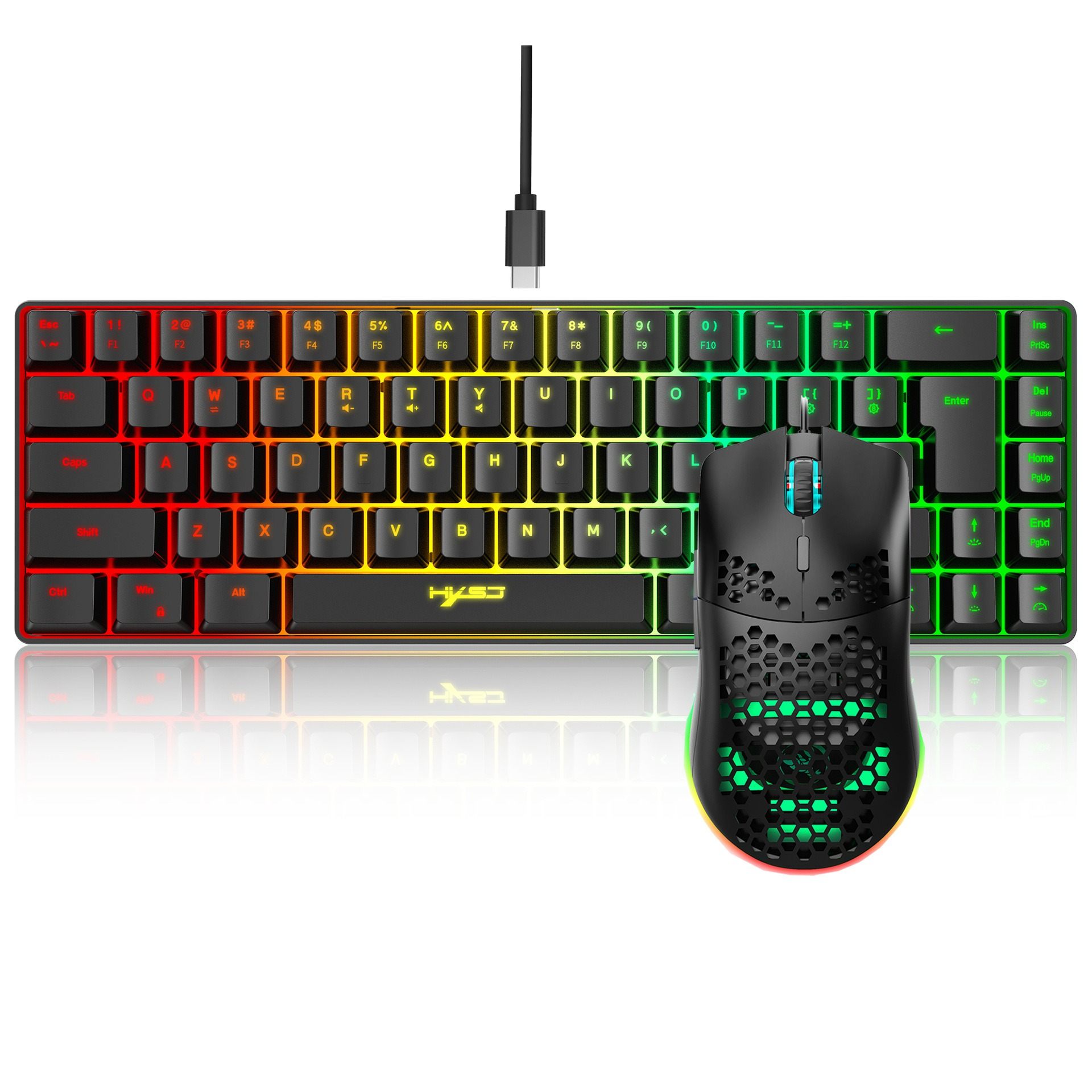 Keyboard and mouse 68key wired – Pc Gaming Fullset Bewertung und Preis