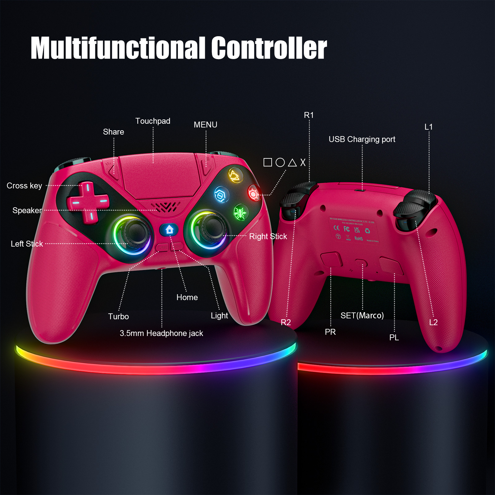 RGB Wireless Gaming For Ps5 Co – Pc Gaming Ps5 Bewertung und Preis