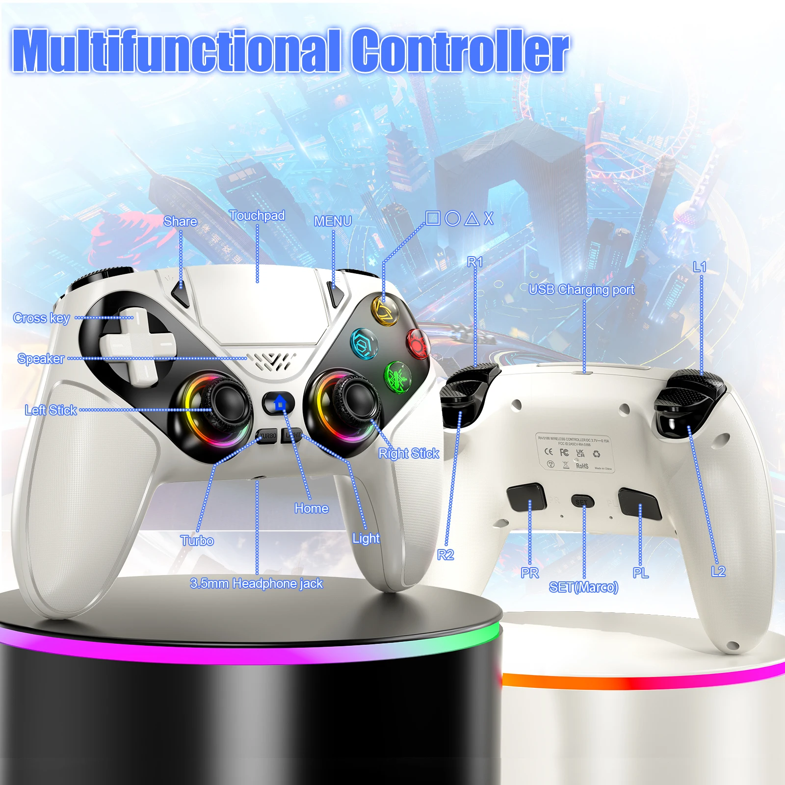 Wireless Controller Gamepad Fo – Pc Gaming Ps5 Bewertung und Preis