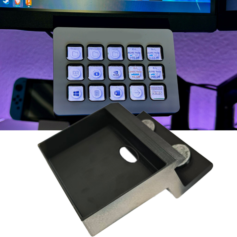 3D Printed Mount Under Monitor – Stream Deck Bewertung und Preis