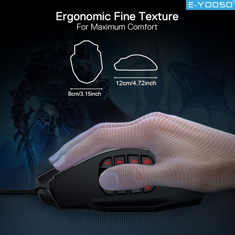 E-YOOSO RGB Wired Gaming Mouse – Mouse Bungee Holder Bewertung und Preis