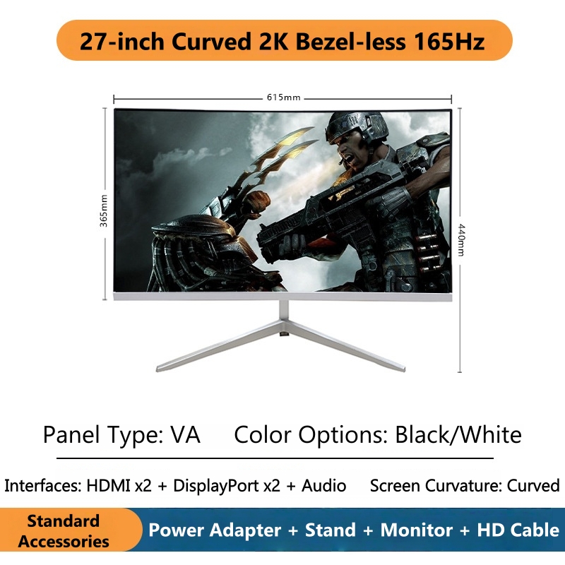27 Inch 2K Curved Gaming Monit – Pc Gaming Ultrawide Monitor Bewertung und Preis