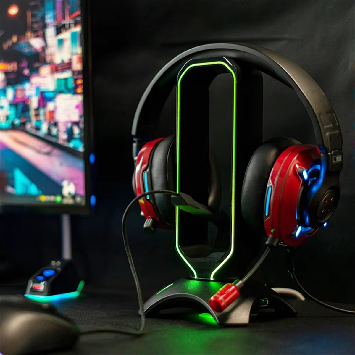 Stable- RGB Gaming Headphone S – Mouse Bungee Holder Bewertung und Preis