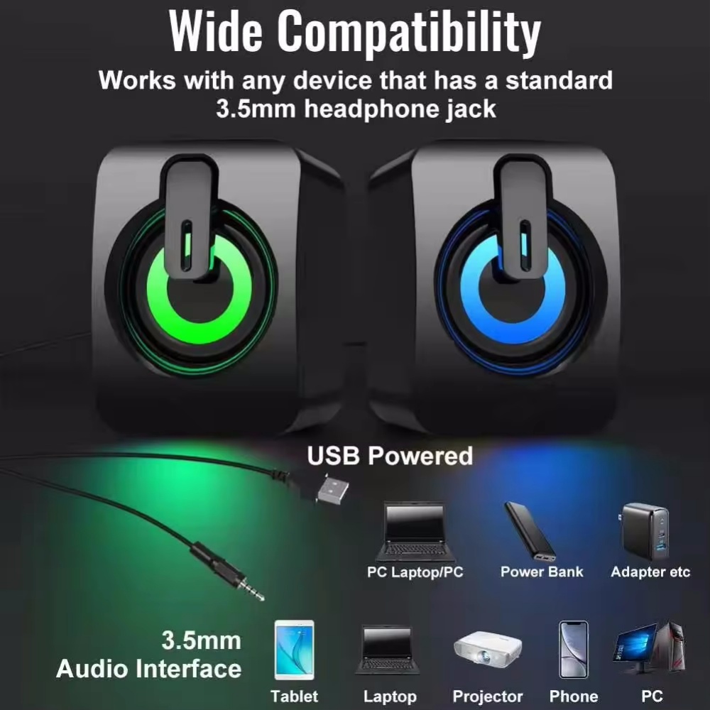 Computer Speakers PC Sound Box – Pc Gaming Fullset Bewertung und Preis