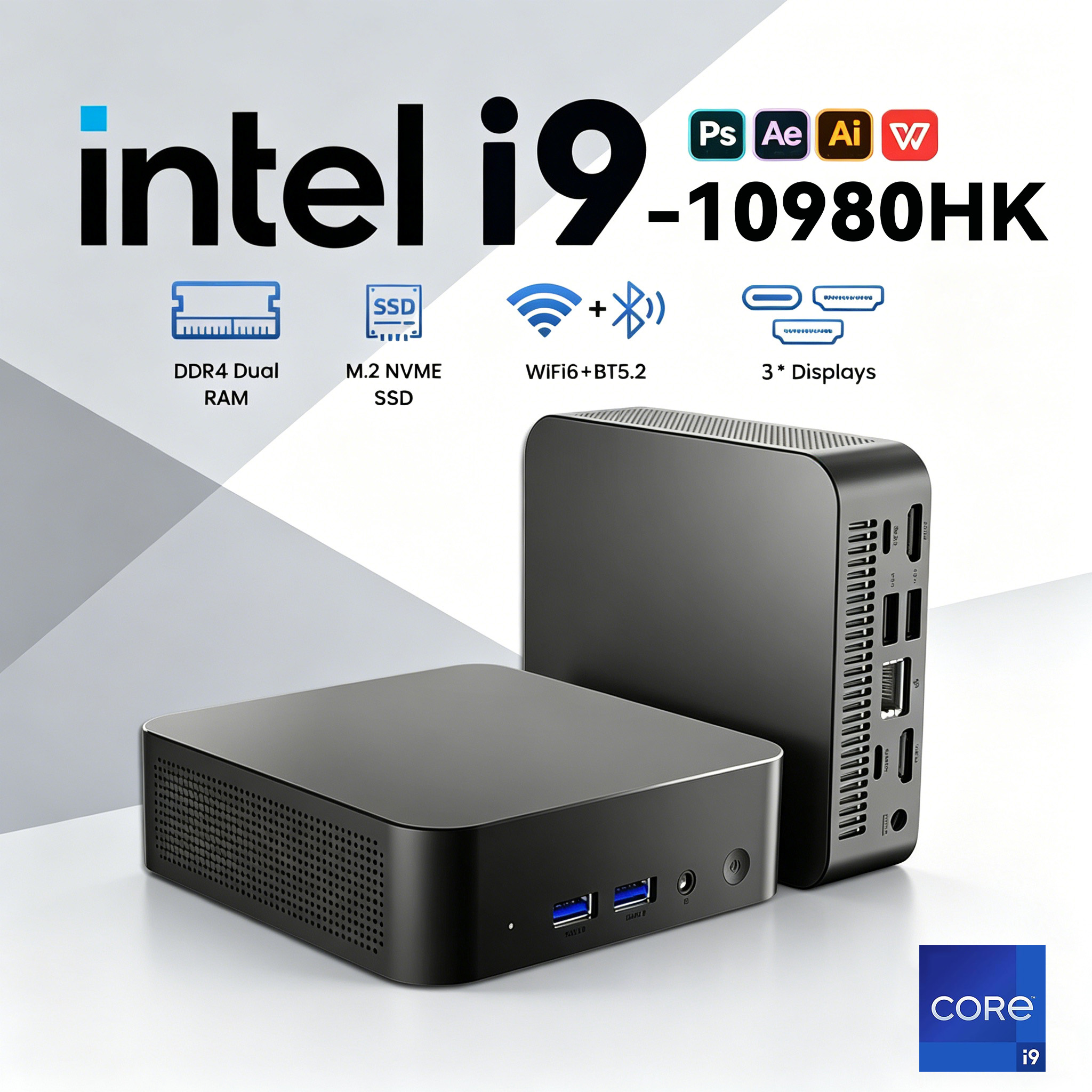 Core i9 10980HK Mini PC Window – Pc Gaming I9 Bewertung und Preis