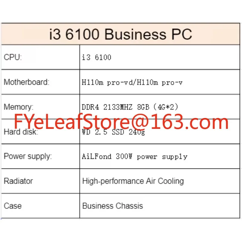 i3 6100  full gaming pc custom – Pc Gaming Fullset Bewertung und Preis
