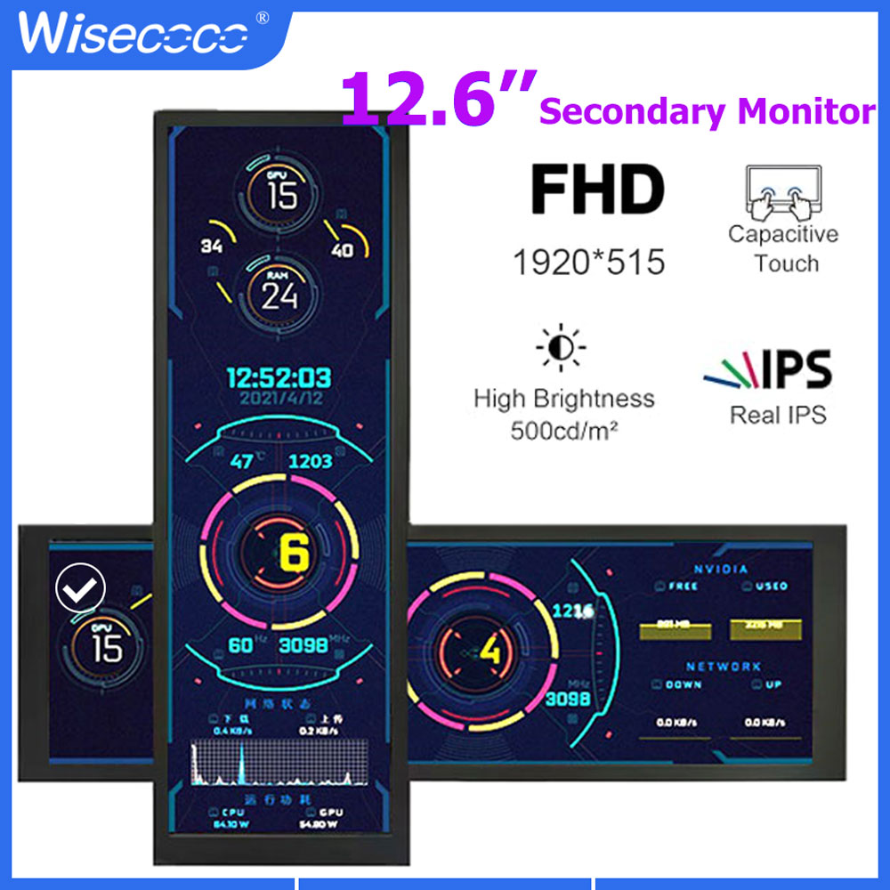 Wisecoco 12.6 Inch Capacitive  – Pc Gaming Ultrawide Monitor Bewertung und Preis
