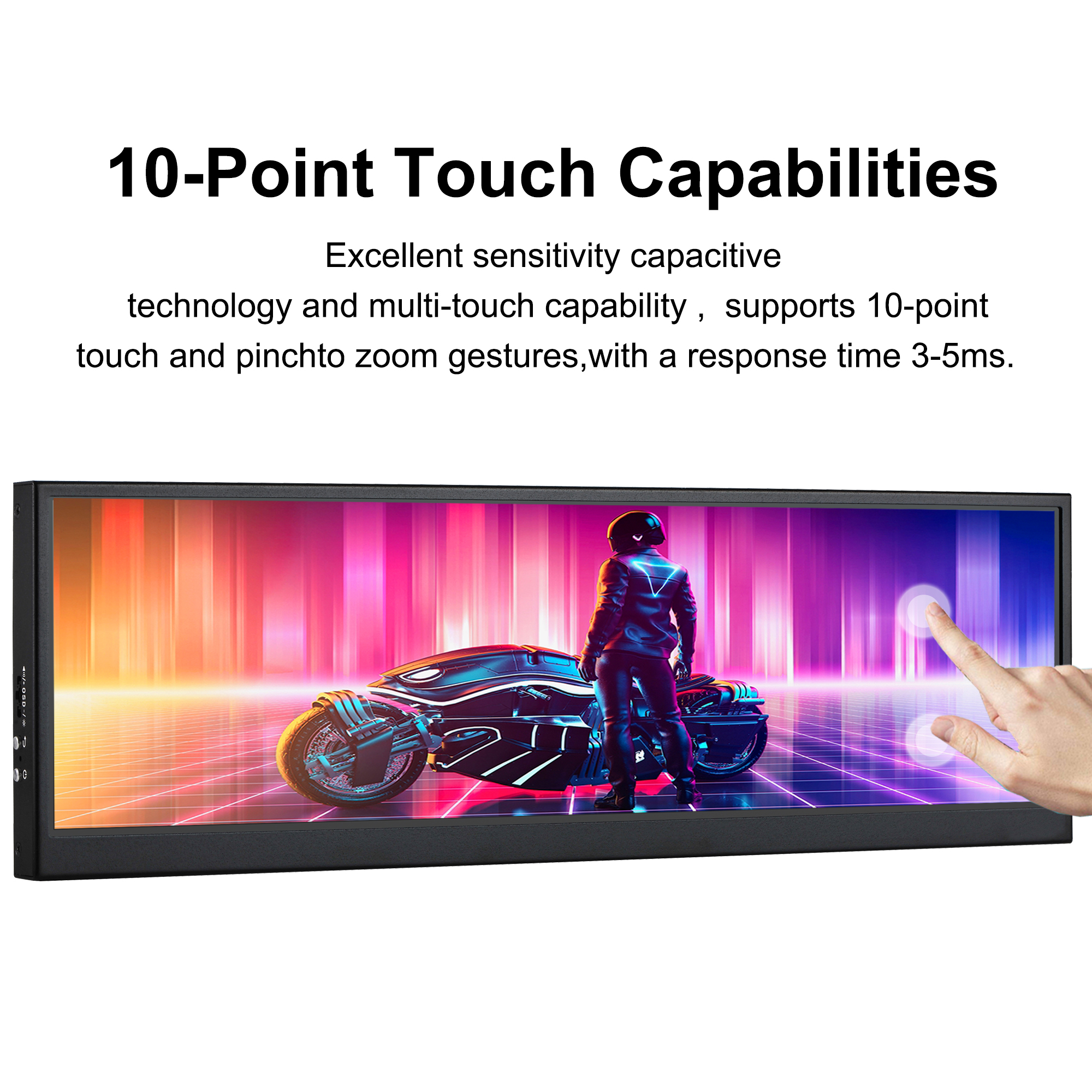 Wisecoco 12.6 Inch Capacitive  – Pc Gaming Ultrawide Monitor Bewertung und Preis
