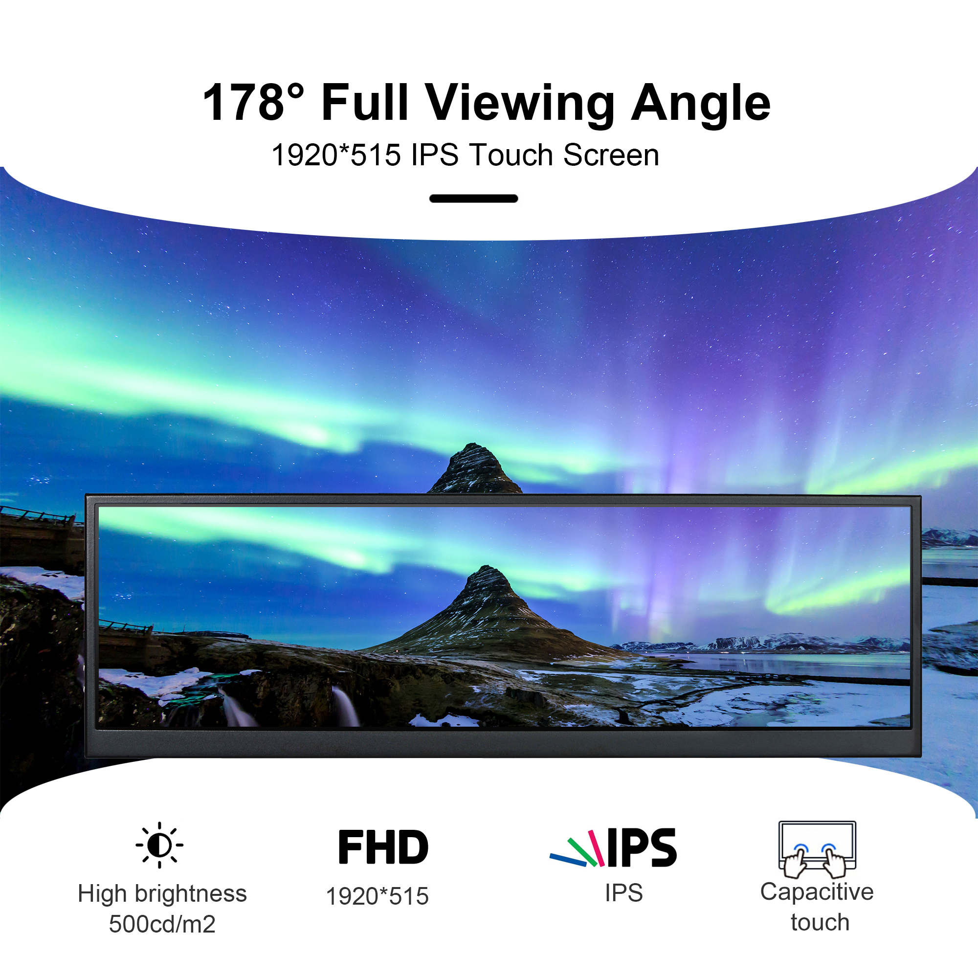 Wisecoco 12.6 Inch Capacitive  – Pc Gaming Ultrawide Monitor Bewertung und Preis