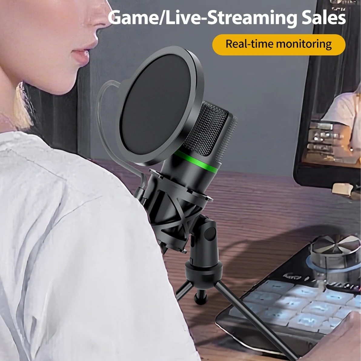 Professional Condenser Microph – Pc Gaming Youtuber Bewertung und Preis