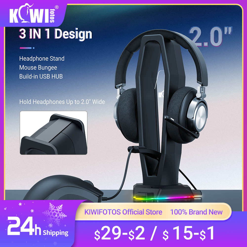 3 in 1 RGB Gaming Headset Hold – Mouse Bungee Holder Bewertung und Preis