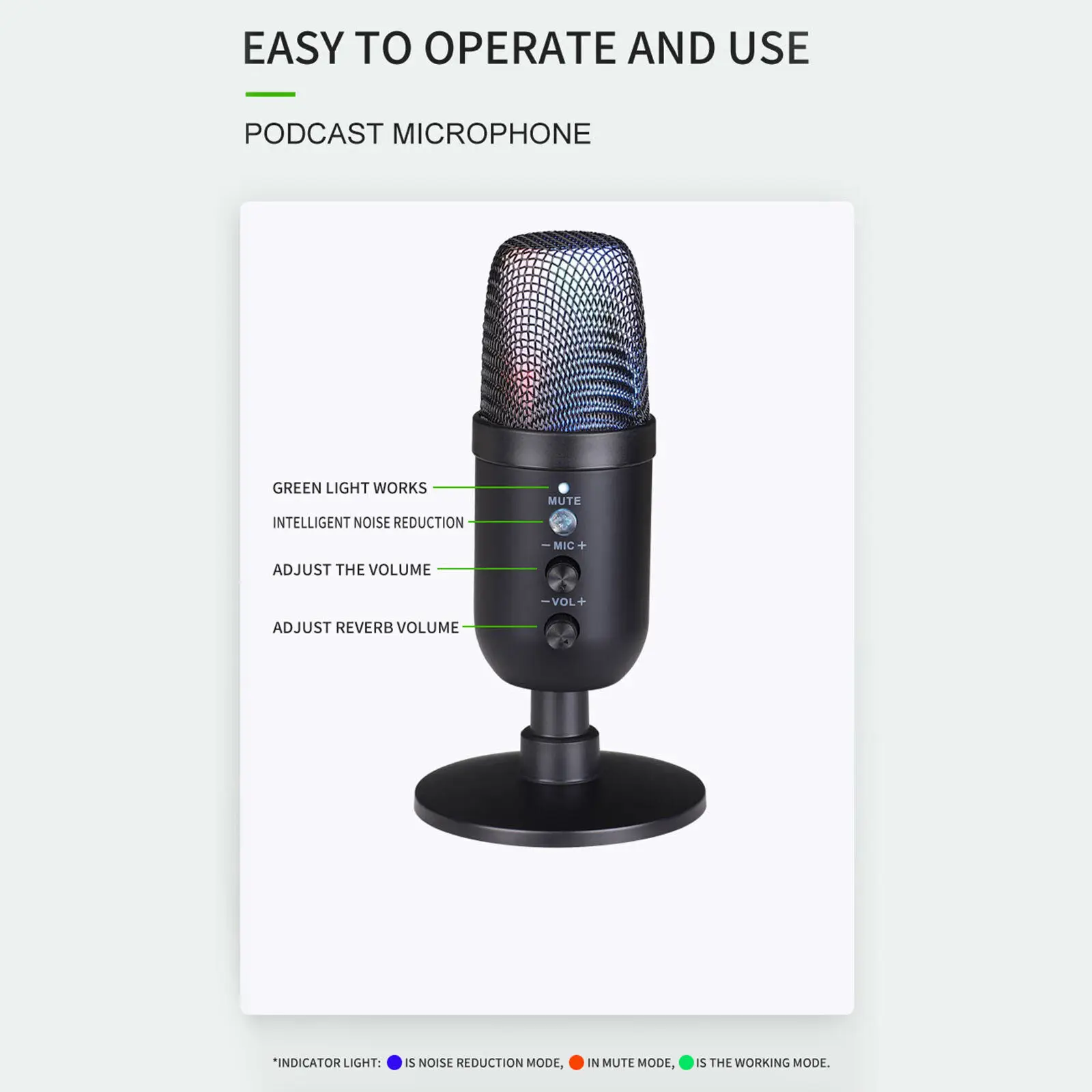 Rgb Gaming Microphone with Rea – Pc Gaming Ps5 Bewertung und Preis