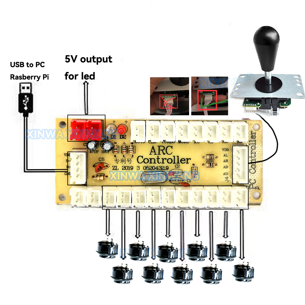 Arcade Joystick Copy SANWA Gam – Joystick Pc Gaming Bewertung und Preis