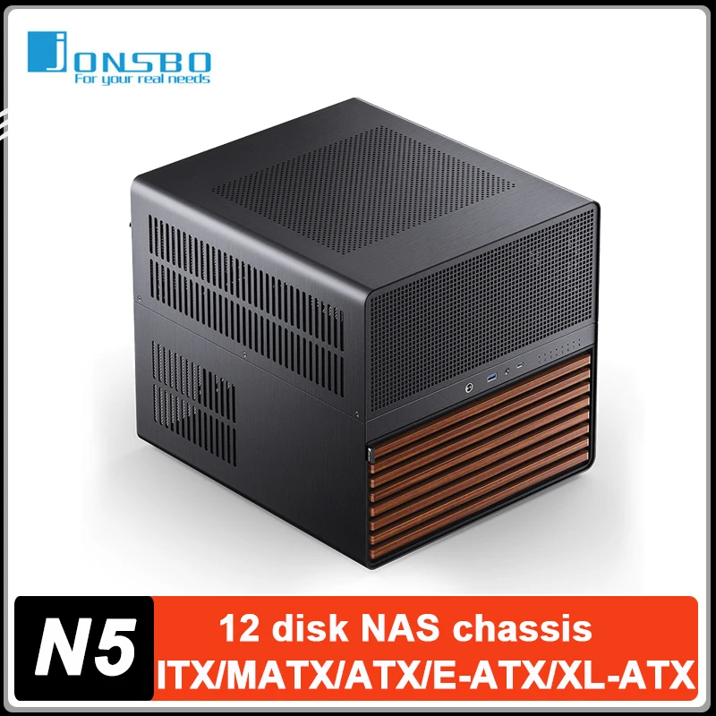 JONSBO N5 Black NAS Case 12 Ha – Atx Power Supply Bewertung und Preis