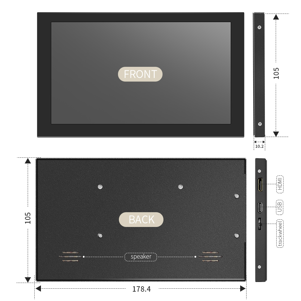 7-inch LCD touch screen panel  – Pc Gaming Fullset Bewertung und Preis