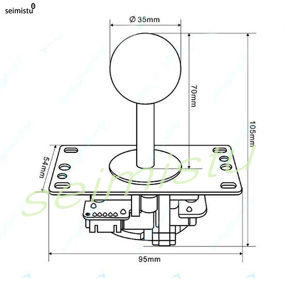 Joystick Copy Sanwa arcade Joy – Joystick Pc Gaming Bewertung und Preis