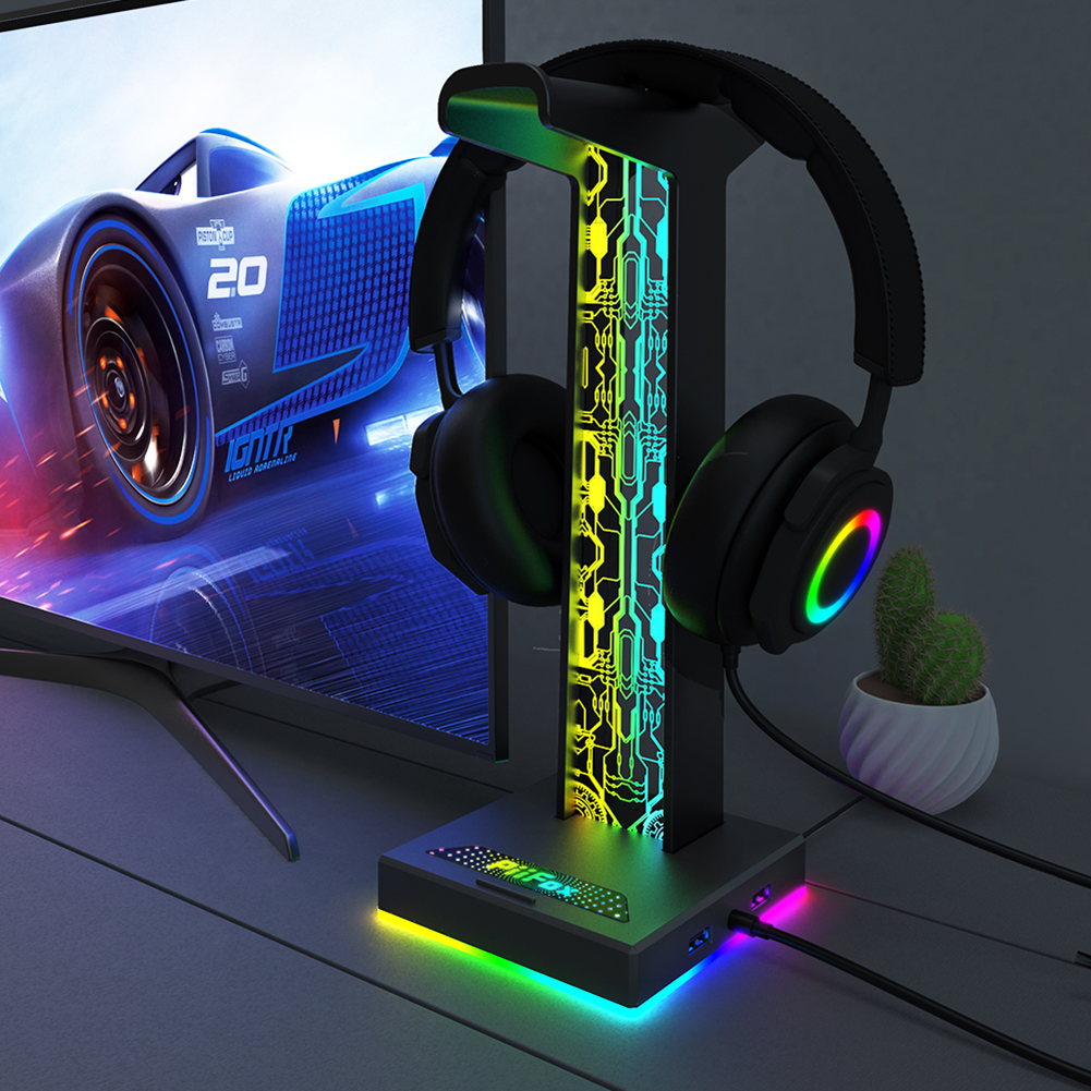 RGB Gaming Headphone Stand Dua – Pc Gaming Used Bewertung und Preis